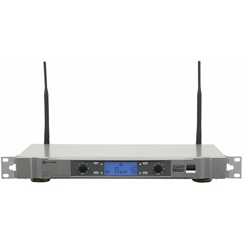 DAP ER-216 Draadloze microfoon ontvanger, 790-814 MHz _Uit assortiment J&H licht en geluid DAP ER-216 Draadloze microfoon ontvanger, 790-814 MHz _Uit assortiment J&H licht en geluid