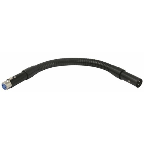DAP Zwanenhals 30 cm Zwart Finish XLR Female to Male _Uit assortiment J&H licht en geluid DAP Zwanenhals 30 cm Zwart Finish XLR Female to Male _Uit assortiment J&H licht en geluid