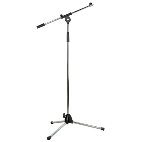 DAP inklapbaar microfoonstatief 160cm met verstelbare arm chroom _Uit assortiment J&H licht en geluid DAP inklapbaar microfoonstatief 160cm met verstelbare arm chroom _Uit assortiment J&H licht en geluid