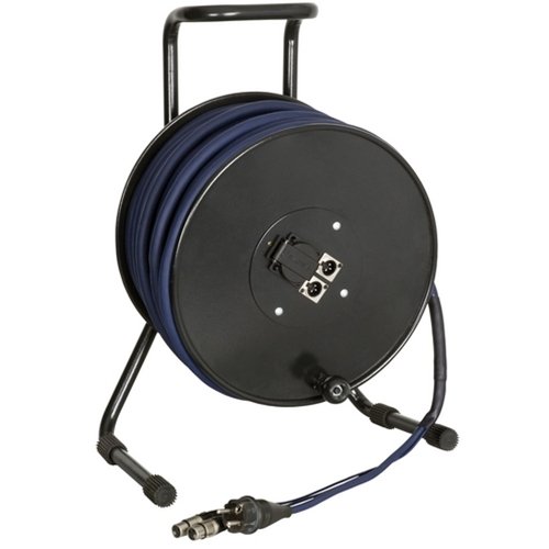 DAP Kabelhaspel met 2 x XLR + voedingskabel, 30 meter _Uit assortiment J&H licht en geluid DAP Kabelhaspel met 2 x XLR + voedingskabel, 30 meter _Uit assortiment J&H licht en geluid