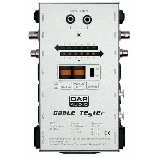 DAP Kabeltester met beschermhoes _Uit assortiment J&H licht en geluid DAP Kabeltester met beschermhoes _Uit assortiment J&H licht en geluid