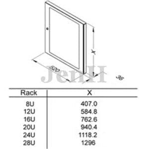16HE deur met plexiglas