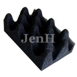 Polyester Schuim, noppen 50mm, plaat. 200x100cm, per plaat