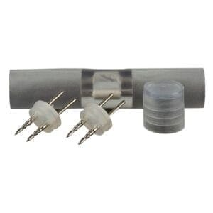 Showtec LED Flexilight 13mm 240V Geel, 50 meter, inclusief 3 aansluit sets-10953