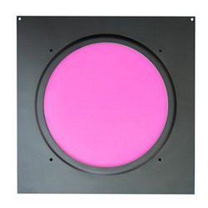 American DJ Magenta dichrofilter voor een zwart par 56 armatuur Geen categorie J&H licht en geluid