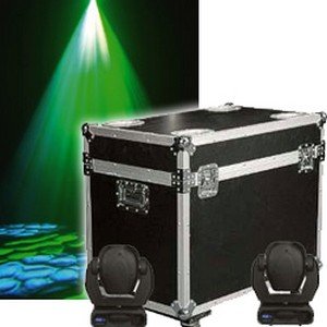 Showtec Explorer 250 Set, 2 Explorer 250 Basic MKII Moving Heads met een flightcase _Uit assortiment J&H licht en geluid