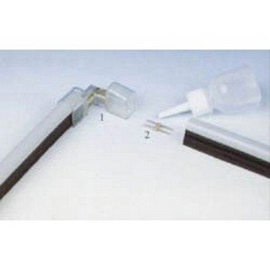 Showtec L Connector tbv. Neonflex (tas met 5 stuks) Geen categorie J&H licht en geluid