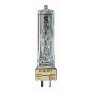 Philips MSD 250 gasontladingslamp, 90V/250W, GY9.5 fitting _Uit assortiment J&H licht en geluid