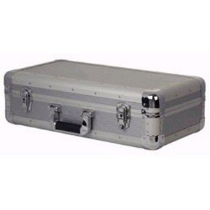 DAP Flightcase voor 100 CD’s, Zilver Rib _Uit assortiment J&H licht en geluid