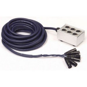 DAP Stagesnake, 6-weg, 15 meter _Uit assortiment J&H licht en geluid