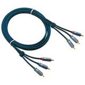 DAP Kabel, 3 x Tulp/RCA – 3 x Tulp/RCA, 6 mm, 3 meter _Uit assortiment J&H licht en geluid