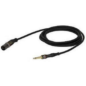 DAP XLR male – 2-pins Jack ongebalanceerde kabel 7mm (6 meter) _Uit assortiment J&H licht en geluid