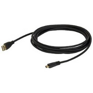 DAP Mini USB-B M/USB-A M kabel (1,50 meter) _Uit assortiment J&H licht en geluid