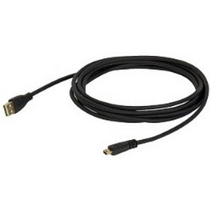 DAP Mini USB-B M/USB-A M kabel (6 meter) _Uit assortiment J&H licht en geluid