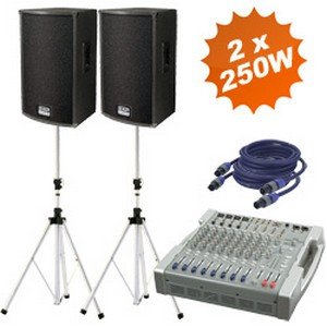 Mobiele Geluidset voor Bands, Sprekers en DJ’s (JH DEAL) _Uit assortiment J&H licht en geluid
