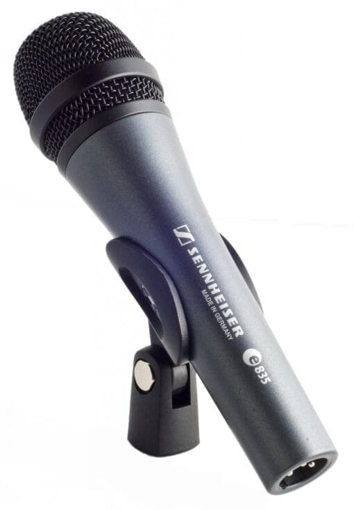 Sennheiser e 835-S Solisten microfoon – nier – schakelaar _Uit assortiment J&H licht en geluid 3
