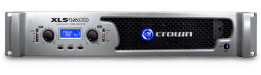 Crown XLS 1500 klasse D versterker met crossover _Uit assortiment J&H licht en geluid