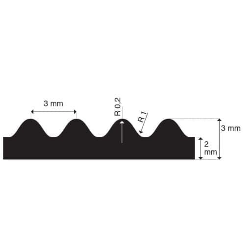 Audio Accez fijnrib kabelmat 60 cm x 10 meter Kabelbruggen J&H licht en geluid 4