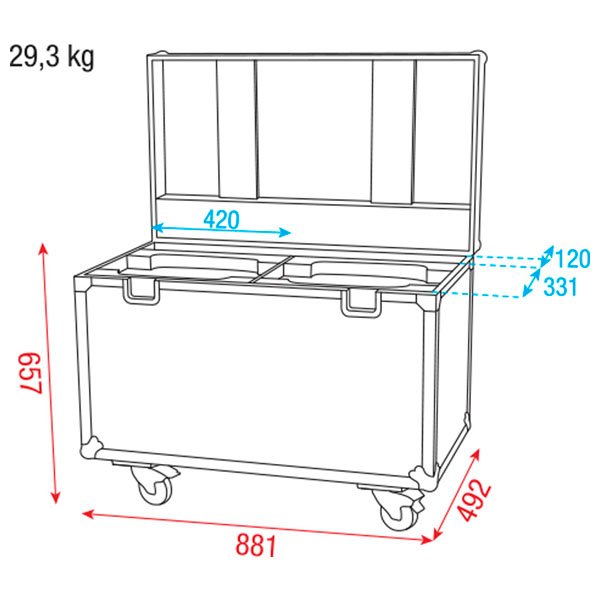 DAP Premium Line flightcase voor 2 Infinity iW-1915 LED Wash Moving Heads _Uit assortiment J&H licht en geluid 6 DAP Premium Line flightcase voor 2 Infinity iW-1915 LED Wash Moving Heads _Uit assortiment J&H licht en geluid 6