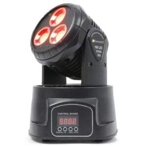 BeamZ Professional MHL45 Mini Moving Head Wash 3X 15W COB LED's, DMX
