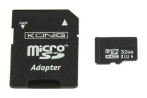 König micro SDHC-geheugenkaart, Class 10, 32 GB-31088