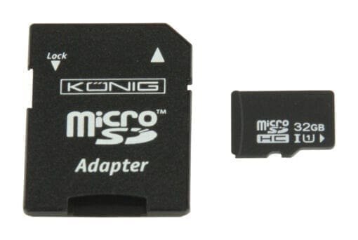 König micro SDHC-geheugenkaart, Class 10, 32 GB _Uit assortiment J&H licht en geluid 3