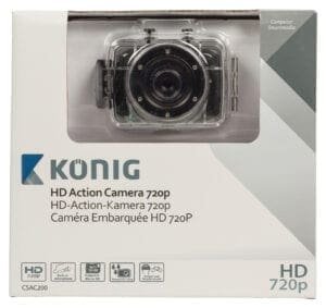 König HD-actiecamera met 720p, waterdicht-31061