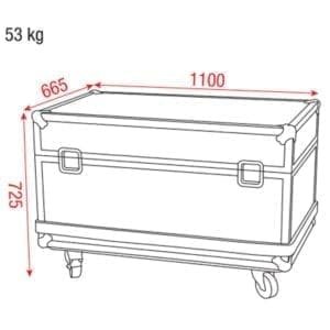 DAP Flightcase voor 8 Pixelscreen I3.9 modules-31641