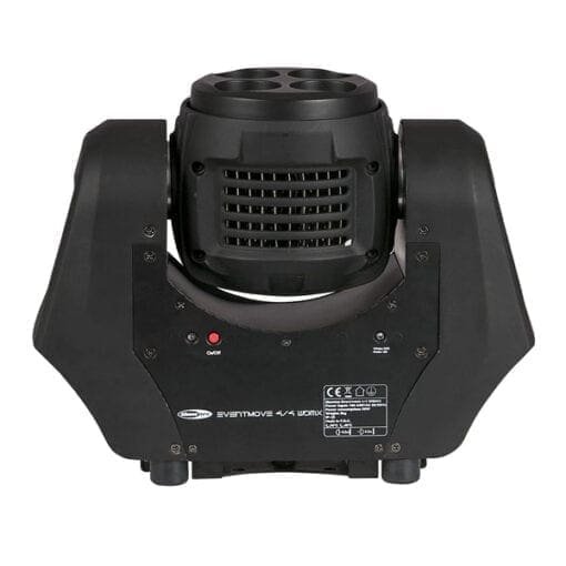 Showtec EventMOVE 4/4 – Draadloze LED Moving Head Led verlichting J&H licht en geluid 3