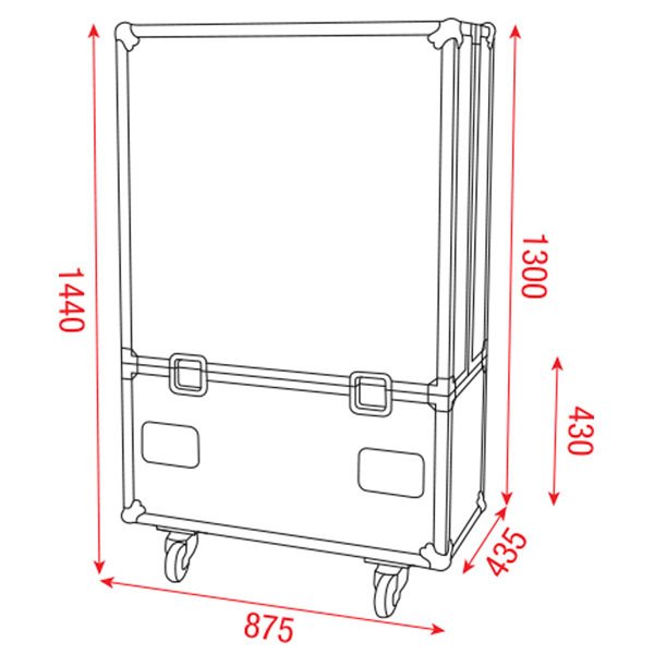 DAP Premium Line flightcase voor 2 Infinity iPW-150 LED Sunpanels _Uit assortiment J&H licht en geluid 5 DAP Premium Line flightcase voor 2 Infinity iPW-150 LED Sunpanels _Uit assortiment J&H licht en geluid 5