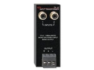 RDL TX-J2 Unbalanced Input Transformer _Uit assortiment J&H licht en geluid