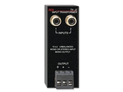 RDL TX-J2 Unbalanced Input Transformer _Uit assortiment J&H licht en geluid