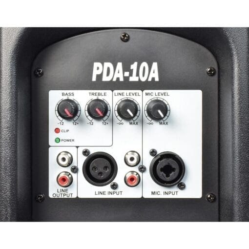 Power Dynamics	PDA-10A Actieve Speaker 10″ / 700W _Uit assortiment J&H licht en geluid 6
