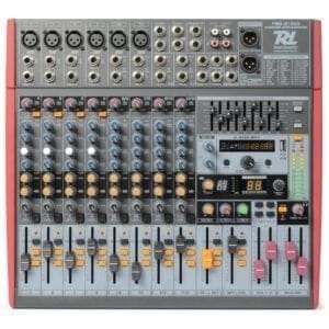 Power Dynamics PDM-S1203 Stage Mixer 12-Kanaals DSP/MP3- USB IN/UIT-32626