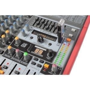 Power Dynamics PDM-S1203 Stage Mixer 12-Kanaals DSP/MP3- USB IN/UIT-32621