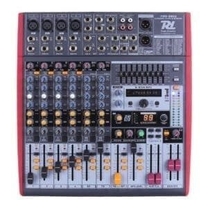 Power Dynamics PDM-S803 Stage Mixer 8-Kanaals DSP/MP3- USB IN/UIT-32630
