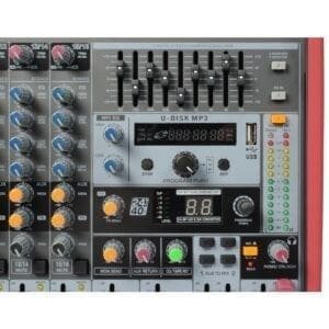 Power Dynamics PDM-S1603 Stage Mixer 16-Kanaals DSP/MP3- USB IN/UIT-32612