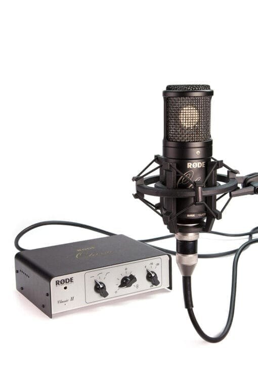 Rode Classic II Limited Black condensator-buizenmicrofoon _Uit assortiment J&H licht en geluid