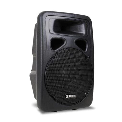 SkyTec SP1500A ABS Actieve PA speaker 15″ 800W _Uit assortiment J&H licht en geluid