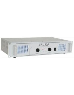 SkyTec SPL 400 2x 200W Versterker Wit