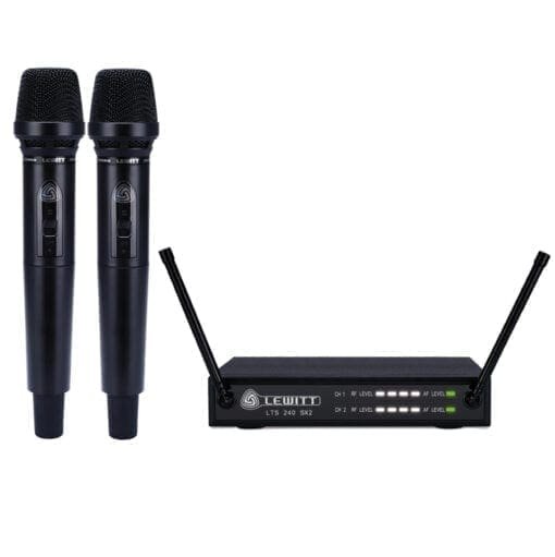 Lewitt LTS240 Dual D wireless set _Uit assortiment J&H licht en geluid