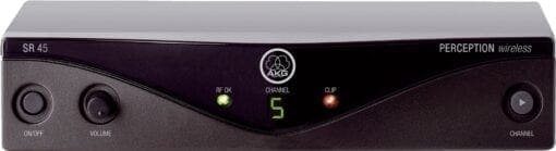 AKG SR45 (Band D (ISM), 863.1-864.9 MHz) draadloze ontvanger _Uit assortiment J&H licht en geluid