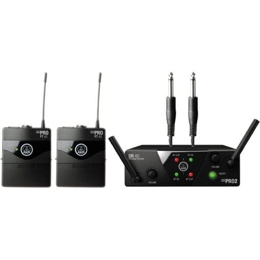 AKG WMS 40 Mini2 Instrument Draadloze Microfoon Set _Uit assortiment J&H licht en geluid