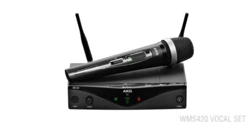 AKG WMS420 Vocal Set (Band D: 863 – 865 MHz) handheld draadloos _Uit assortiment J&H licht en geluid