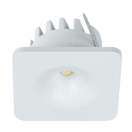 Artecta Fortaleza SQ WW – LED plafondspotje met een 3W warm witte LED _Uit assortiment J&H licht en geluid