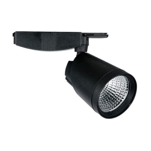 Artecta Largo-38B 3000lm – LED plafondspotje met een 3-fase track adapter, zwart _Uit assortiment J&H licht en geluid