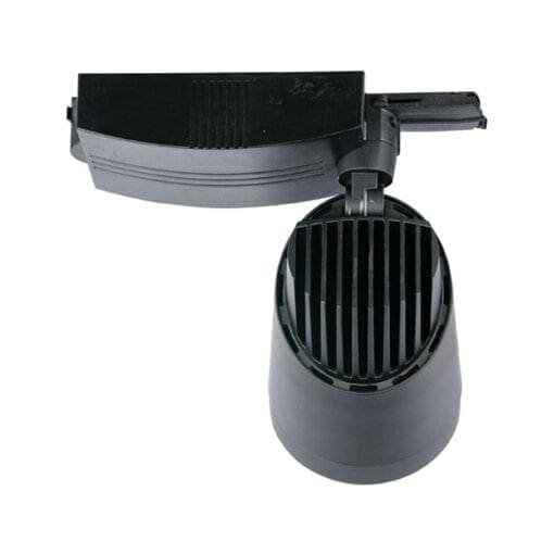 Artecta Largo-38B 3000lm – LED plafondspotje met een 3-fase track adapter, zwart _Uit assortiment J&H licht en geluid 3