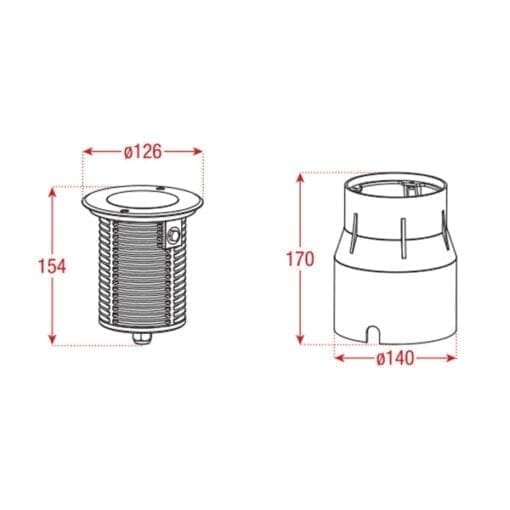 Artecta Reno-7R WW – LED grondspot met een 7W warm witte LED (verstelbaar) _Uit assortiment J&H licht en geluid 6