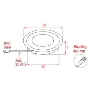 Artecta Bogota floor WW-6 set - 6 inbouw LED vloerspotjes (IP65)-34328
