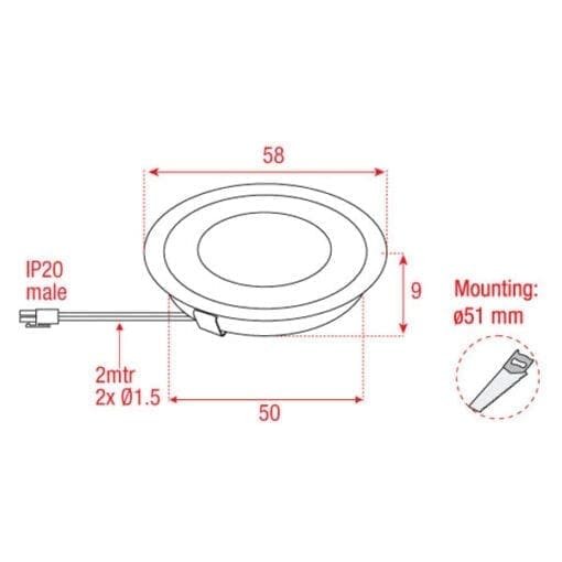 Artecta Bogota floor WW-6 set – 6 inbouw LED vloerspotjes (IP65) _Uit assortiment J&H licht en geluid 6